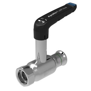 Kogelafsluiter Apollo FullFlow RVS verlengde spindel 15xG1/2 press x bi.dr. L-hendel