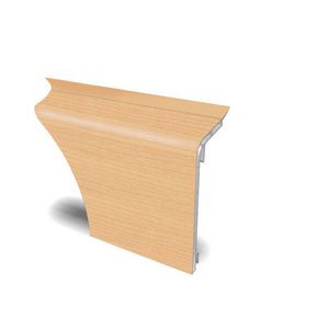Lengte a 2m. plintprofiel SLF 2000 ahorn HZ VVE=10
