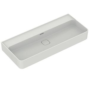 Strada II wastafel 100 white z.kg onderzijde geslepen