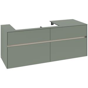 Wastafelonderkast Collaro 1400x548x500mm Soft Green C089B0AF