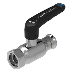 Kogelafsluiter Apollo FullFlow RVS 35xG1.1/4" press x bi.dr. L-hendel