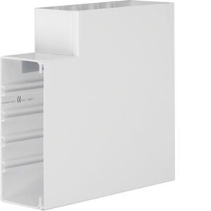 Vlakke hoek voor goot 99x230mm FB verkeerswit