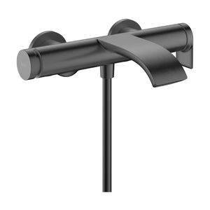 Badmengkraan eengreeps opbouw Vivenis Brushed Black Chrome