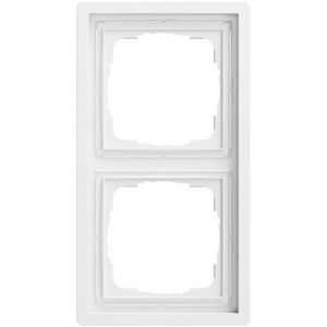Afdekraam 2-voudig Gira F100 zuiver wit m(gel.)