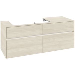 Wastafelonderkast Collaro 1400x548x500mm White Oak C089B0AA