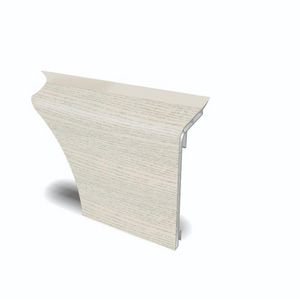 Lengte a 2m. plintprofiel SLF 2000 wit essen HZ VVE=10