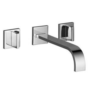 MEM 3-gats wandmengkraan z.afvoer. Dark Chrome 36717782-19