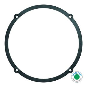 Wandarmatuur Protect 2.0 rond ring LED 8W 3000K IK10 Zwart