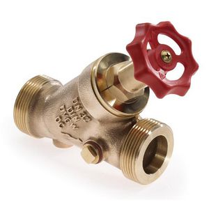 Vrijstroomafsluiter 1.1/4"bt. x 1.1/4"bt. brons