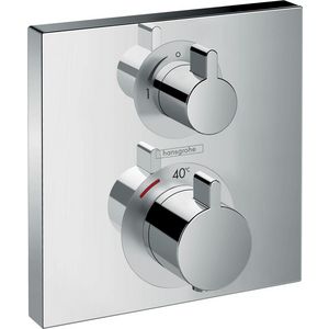 Afbouwdeel inbouwthermostaat Ecostat Square 1 functies chroom