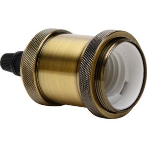 Lamphouder E27 metaal retro messing VVE=10