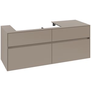 Wastafelonderkast Collaro 1400x548x500mm Taupe C08900VM