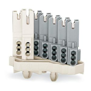 Busdeel zonder PE-cont. met klikvoetjes wit 267-163 VVE=500