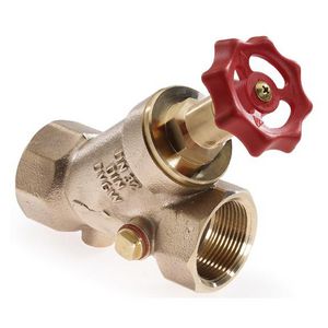 Vrijstroomafsluiter 3/4" bn. x 3/4" bn. brons