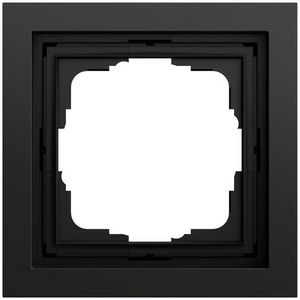 Afdekraam 1-voudig Gira F200 zwart m(gel.)