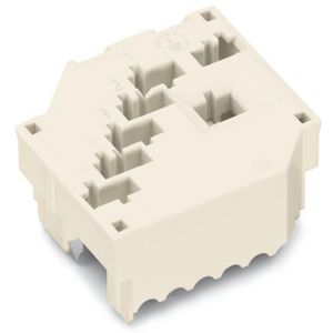 Kabelhouder bovenste deel PE-cont 5-polig wit 267-435 VVE=50