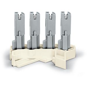 Opklikbaar busdeel 2-polig grijs/wit 267-232 VVE=500