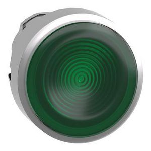 Kop voor verlichte drukknop Ø22mm Groen