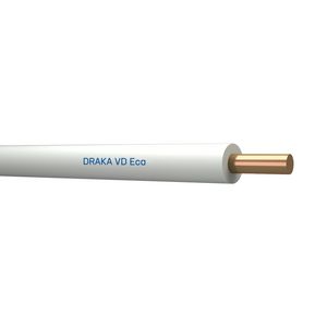 Doos a 100m. installatiedraad VD Eca wt# 1,5mm² (Wit)