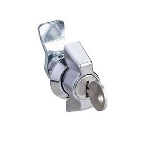 Verchroomd slot met Handgreep 1242 E Spacial S3x behuizing