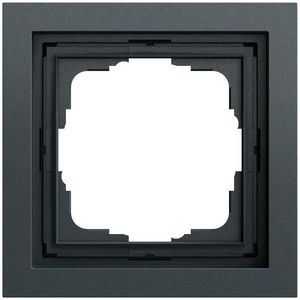 Afdekraam 1-voudig Gira F200 antracit(gel.)