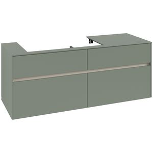 Wastafelonderkast Collaro 1400x548x500mm Soft Green C08900AF