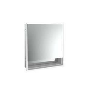 Led-Spiegelkast Ovak inbouw 600mm Anschlag Re Achter Wit