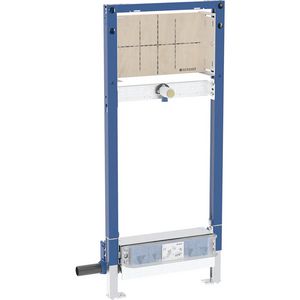 Duofix element tbv douche 130cm met douchewandgoot wandkraan inbouw tbv dekvloerhoogte bij het afvoerpunt 65–90mm