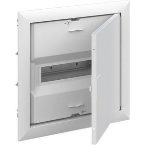 Inbouwverdeler met sierlijst deur 12M 1-rij IP30 N/PE QT