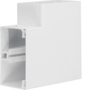 Vlakke hoek voor goot 80x130mm FB verkeerswit
