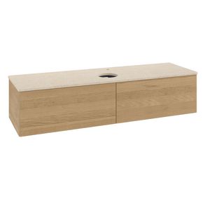 Wastafelonderkast Antao 1600x360x500mm Honey Oak K36153HN