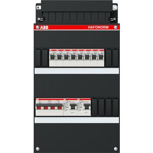 Groepenkast 8x achter 2x 30mA + HS 3-fasen