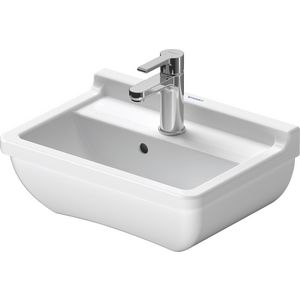 STARCK 3 #075045 fontein 450mm wit met kraangat met overloop