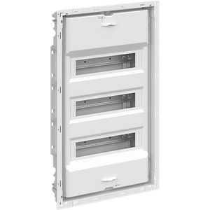 Inbouwverdeler zonder sierlijst deur basic 36M 3-rijN/PE Q