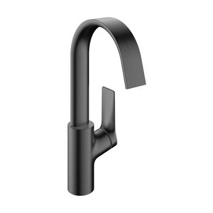 Wastafelmengkraan Vivenis 1-hendel 210 draaibare uitloop Brushed Black Chrome