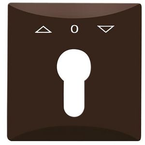 Centraalplaat v inb jaloezieschakelaar USL-101 IP44 w bruin (2155 PZ-31)