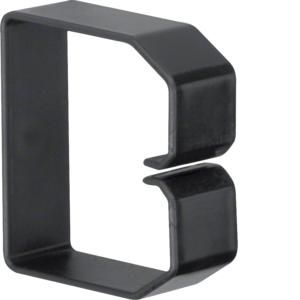 Kabelhouder voor kanaal 60x60mm B/BA6 zwart