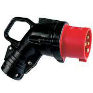 Hoek contactstop 400V 16A 5P IP44 rubber Hypra