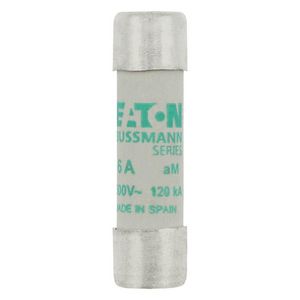 Zekering laagspanning 6A AC 500V 10x38mm aM IEC VVE=10