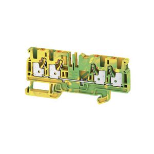 Aardklem PE PUSH IN groen/geel 4mm² 800V 2051560000 VVE=50