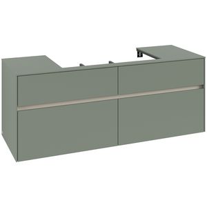 Wastafelonderkast Collaro 1400x548x500mm Soft Green C088B0AF