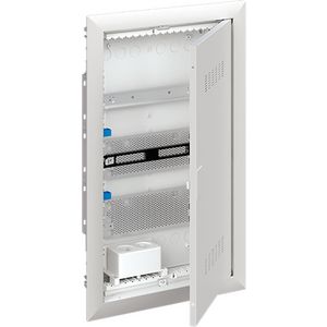 Media inbouwverdeler sierlijst en deur ventilatie 3-rijen