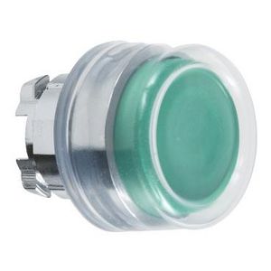 Drukknop Ø22mm met kapje Groen
