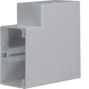Vlakke hoek voor goot 80x130mm FB grijs