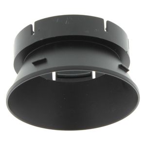 Ronde inzet reflector 60mm zwart