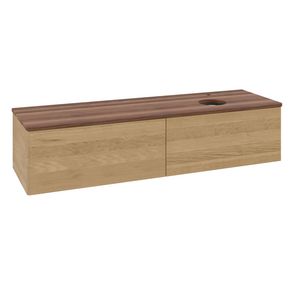 Wastafelonderkast Antao 1600x360x500mm Honey Oak K38052HN
