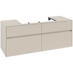 Wastafelonderkast Collaro 1400x548x500mm Cashmere Grey C08800VN