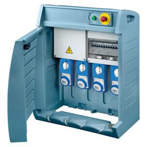 Q-BOX 4-MET KLEMMENBLOK-BEDRAAD-SBF-1x2P+A 16A + 2x3