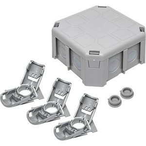 Universele kabeldoos IP65 8 zij-invoeren 2 achterinv.
