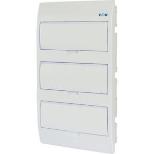 Installatiekast, inbouw, IP40, 3x12TE, deur wit Eaton